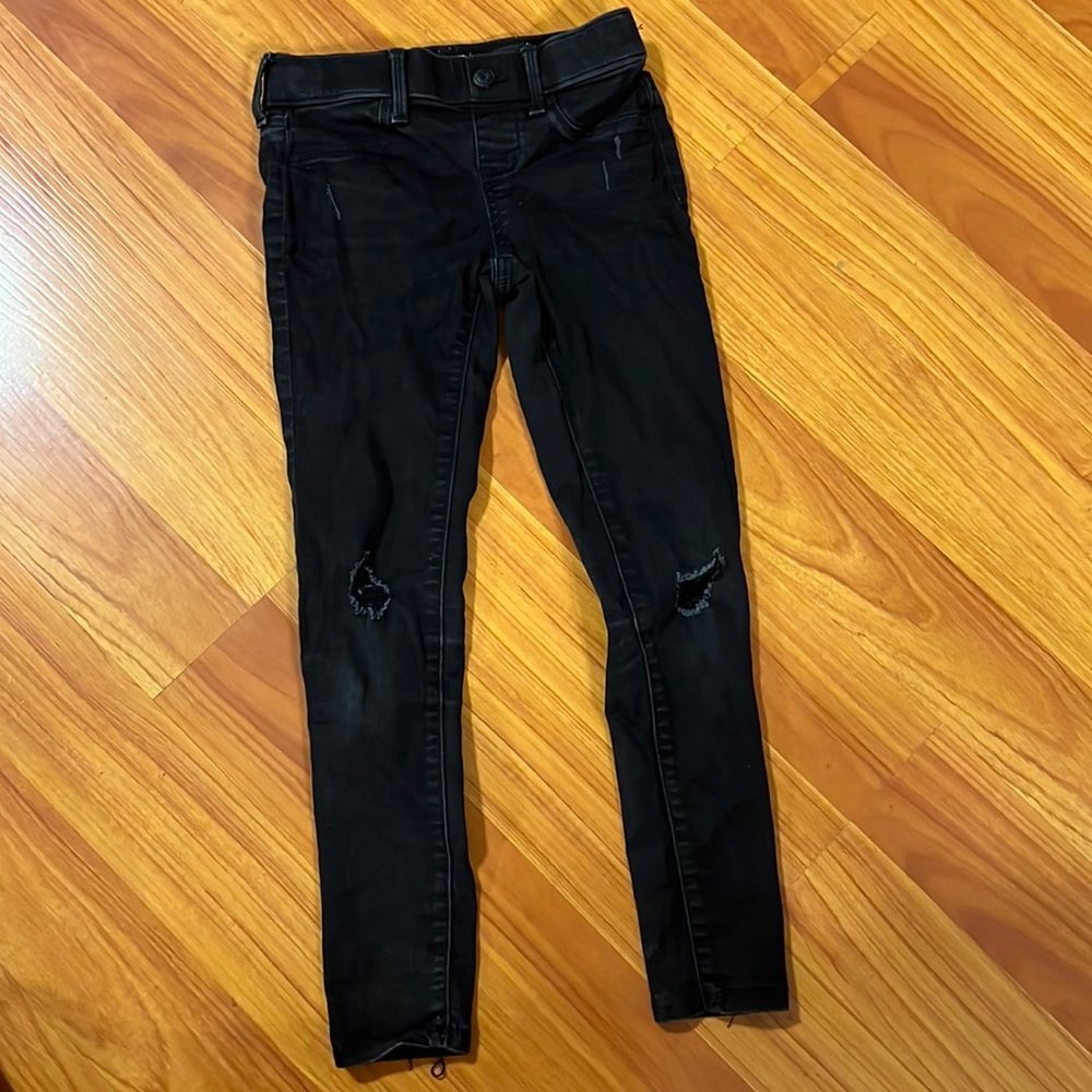 SO jeggings black size 8